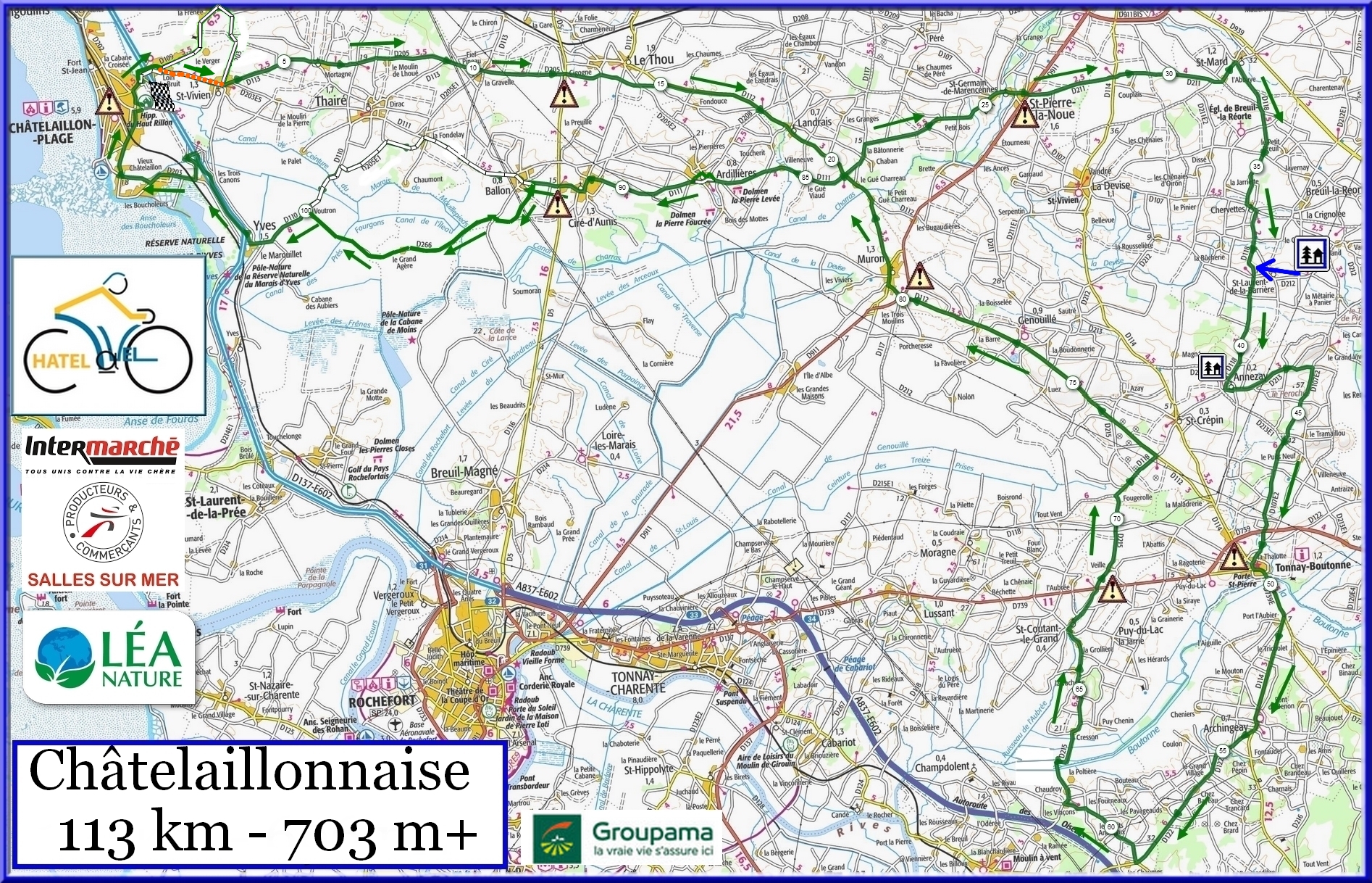 N 113 km